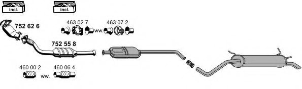 ERNST 100244 Exhaust System